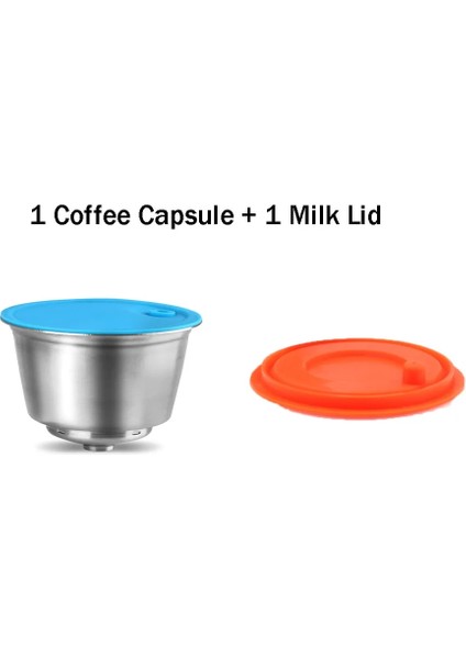 Altın Tarzı Dolce Gusto Için Doldurulabilir Kahve Kapsülü Yeniden Kullanılabilir Paslanmaz Çelik Filtre Fincan Nescafe Kahve Makinesi Crema Maker Için (Yurt Dışından)