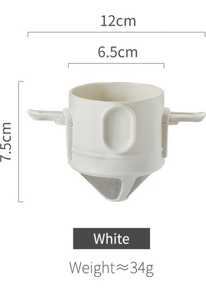 No.1 Tarzı Oneısall Kahve Filte Paslanmaz Çelik Çift Katmanlı Damla Kahve Damlatıcı Katlanabilir Çay Demlik Örgü Kağıtsız Taşınabilir Tutucu (Yurt Dışından)