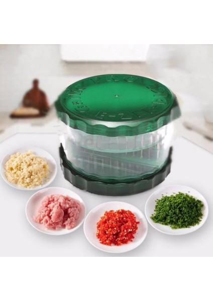 Yeşil Tarzı Sarımsak Presi Kıyıcı Zencefil Kıyma Sarımsak Rende Mini Taşınabilir Abs Paslanmaz Çelik Sarımsak Presi Kıyıcı Dilimleme El Baskı Grin (Yurt Dışından)