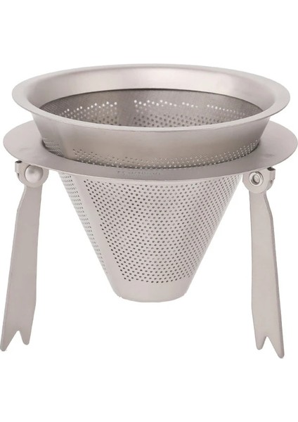 TA8351 500ML Stili Ultralight Titanyum Kahve Filtresi Kamp Ayrılabilir Seyahat Kahve Filtresi Açık Sırt Çantası Içme Çay Filtre Bardakları TA9010 Için (Yurt Dışından)