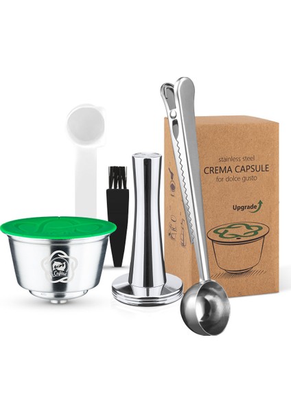 Çikolata Tarzı Icafilas Yükseltme Yeniden Kullanılabilir Filtre Paslanmaz Çelik Kahve Kapsülü Yeniden Kullanılabilir Dolce Gusto Bardak Nescafe Makinesi Için Doldurulabilir Filtre (Yurt Dışından)