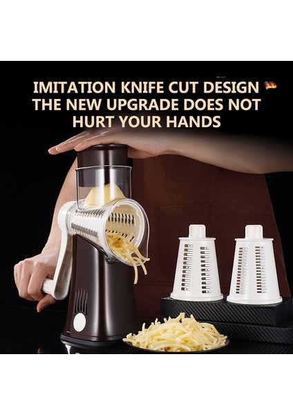 Yeşil Tarzı Manuel Sebze Kesici Dilimleme Parçalayıcı Rende Sebze Havuç Patates Dilimleme Mutfak Aksesuarları Alet Mutfak Eşyaları (Yurt Dışından) fırsatları