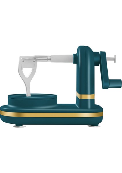 G Tarzı Manuel Meyve Kesici Dilimleme Paslanmaz Çelik Bıçaklar Çok Fonksiyonlu El-Kranklı Meyve Soyucu Elma Dilimleme Tart Kesici (Yurt Dışından)