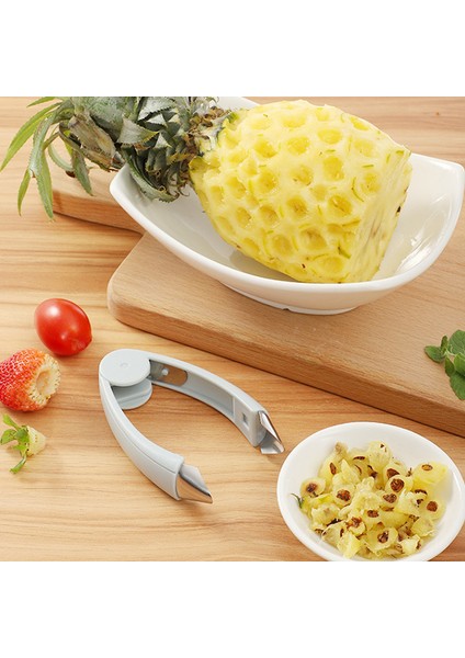 Pembe Tarzı Paslanmaz Çelik Ananas Göz Soyucu Bıçak Sivri Çilek Tohumu Sökücü Klip Kesici Cımbız Meyve Gıda Araçları Mutfak (Yurt Dışından) indirimleri