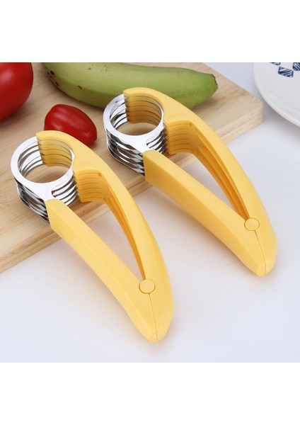 Sarı Stil Mutfak Yaratıcı Gadgettainless Çelik Muz Kesim Jambon ve Salatalık Dıy Dilimlenebilir (Yurt Dışından) fırsatları