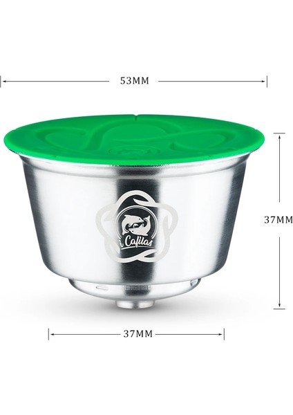 Gümüş Tarzı Dolce Gusto Kapsüller Için Icafilas Güncelleme Sürümü Paslanmaz Çelik Rusable Kahve Filtresi Doldurulabilir Espresso Bölmeleri (Yurt Dışından) fırsatları