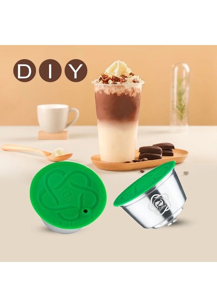 Gümüş Tarzı Dolce Gusto Kapsüller Için Icafilas Güncelleme Sürümü Paslanmaz Çelik Rusable Kahve Filtresi Doldurulabilir Espresso Bölmeleri (Yurt Dışından) indirimleri