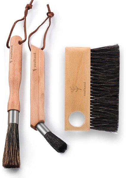 Desen 6 Stili Soulhand Kahve Fırçası Öğütücü Bar Masaüstü Temizleme Fırçası Ipi ile Kahve Makinesi Fırça Temizleyici Barista Ev Mutfak (Yurt Dışından) modelleri