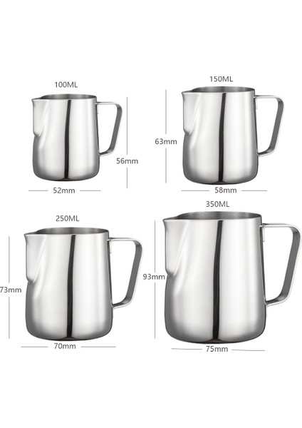 250ML Stili Youmi ml Paslanmaz Çelik Latte Espresso Kahve Süt Köpürtme Sürahisi Kahve Sürahisi (Yurt Dışından) fırsatları