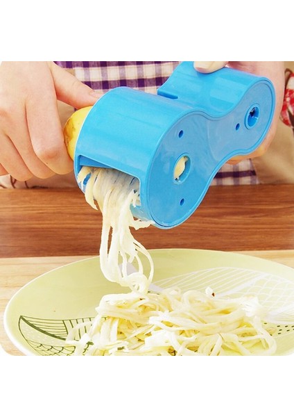 Pembe Tarzı Sebze Spiralizer Kesici Kalemtıraş Patates Meyve Spiral Zu Salatası Bitkisel Aletler Keuken Pişirme Mutfak Aksesuarları Aracı (Yurt Dışından) indirimleri