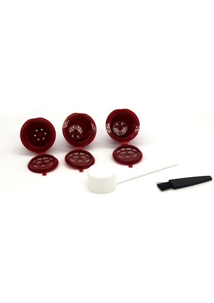 Kahverengi Tarzı 3 Parça 3 Adet Yeniden Doldurulabilir Yeniden Kullanılabilir Nespresso Kahve Kapsül Kaşık Fırçalı Fincan Siyah Doldurulabilir Kahve Kapsülü Dolum Filtre Kahve (Yurt Dışından) indirimleri