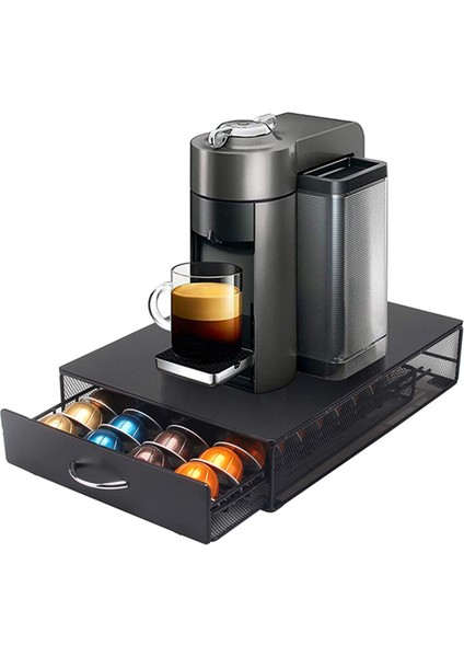 Net Stil Kahve Kapsül Tutucu Nespresso Vertuoline Dolce Gusto Kapsül Depolama Rafı Kahve Vertuo Tutucu Organizatör Raf Makinesi Çekmecesi (Yurt Dışından) fiyatları
