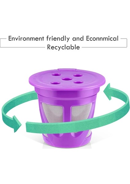 Resim Stili Olarak Recafımıl Yeni Yeniden Kullanılabilir K-Fincan Keurıg K Supreme & K-Supreme Plus Maker Için Doldurulabilir K-Cup Kahve Filtresi Bölmesi (Yurt Dışından) fiyatları