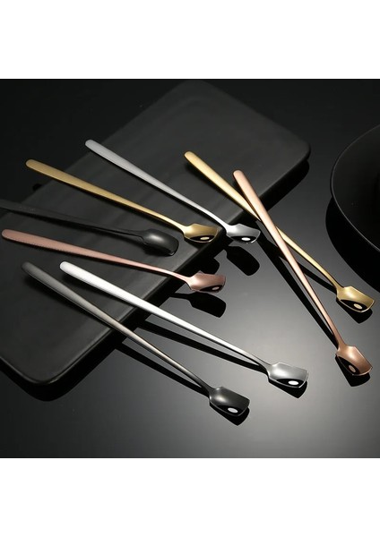 17.2cm Gümüş Tarzı Upspirit Yaratıcı Uzun Saplı Paslanmaz Çelik Kahve Kaşığı Karıştırma Dondurma Tatlı Çay Kaşığı Mutfak Aksesuarları Için Gadget (Yurt Dışından) indirimleri