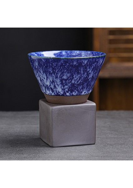 D-200ML-1 Adet Tarzı 200ML Reative Retro Seramik Kahve Kupa Kaba Çömlek Çay Bardağı Japon Latte Çekme Çiçek Porselen Fincan Çömlek Kahve Fincanı (Yurt Dışından)