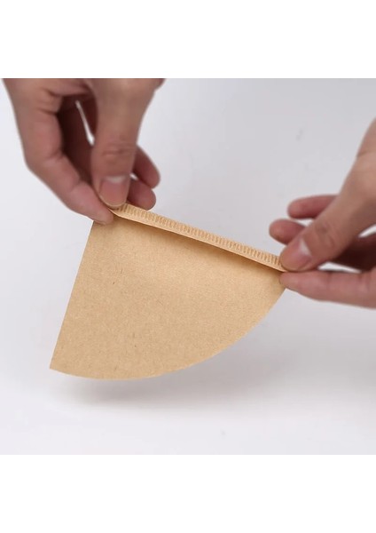 Koyu Haki Stili Eces Yeni Ahşap El V60 Damla Kağıt Kahve Filtresi Of Süzgeç Çanta Espresso Çay Demlik Aksesuarları (Yurt Dışından)