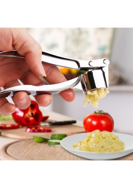 Bir Stil Sarımsak Presi Kırıcı Çok Fonksiyonlu El Zencefil Kıyma Sebze Zencefil Sıkacağı Ezici Mutfak Aksesuarları (Yurt Dışından) fiyatları