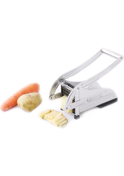2 Bıçaklı Paslanmaz Çelik Ev Patates Kızartması Patates Gezisi Dilimleme Kesici Kıyıcı Makinesi Yapma Aracı Patates Dropship (Yurt Dışından) fırsatları