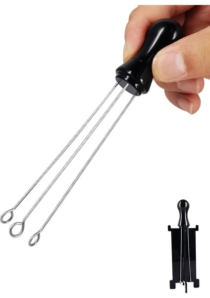 Silikon Paspas Tarzı Kahve Sabotaj Iğnesi Düzleştirici Alet Tipi Kahve Tozu Dağıtıcı Alüminyum Saplı Iğne (Yurt Dışından) fiyatları