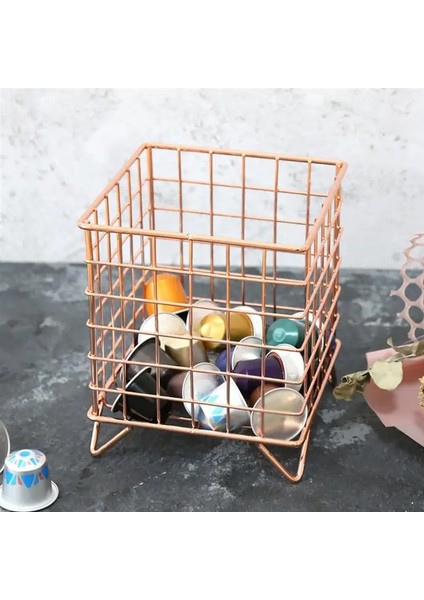 Siyah Stil Kahve Kapsül Rafı Kahve Pod Depolama Sepeti Demir Metal Masaüstü Çeşitli Eşyalar Depolama Sepeti Kahve Pod Organizatör Raf Ev Cafe (Yurt Dışından) fırsatları