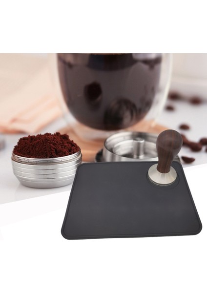 20CM x 15CM Stili 20CM x 15CM Gıda Sınıfı Silikon Kauçuk Espresso Mat 8 Inç x 6 Inç Kahve Sabotaj Mat, Siyah (Yurt Dışından) fiyatları