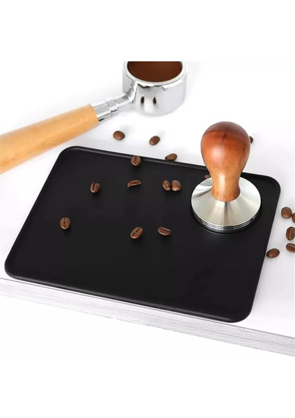 20CM x 15CM Stili 20CM x 15CM Gıda Sınıfı Silikon Kauçuk Espresso Mat 8 Inç x 6 Inç Kahve Sabotaj Mat, Siyah (Yurt Dışından) fırsatları