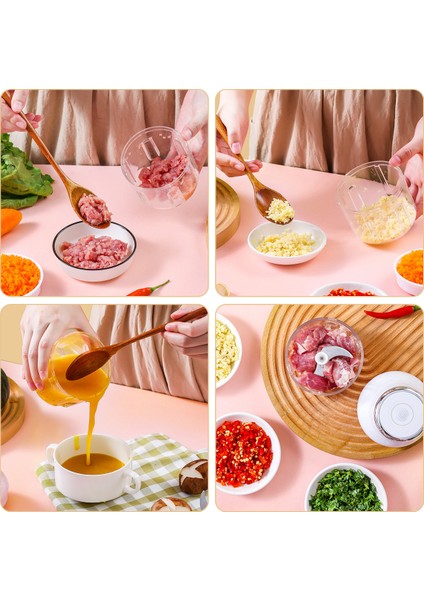 Beyaz Stil 250 ml Mini Elektrikli Sarımsak Kıyıcı Gıda Parçalayıcı Gıda Kesici Kıyma Zencefil Ezici Makinesi Biber Sebze Kırıcı Mutfak Aracı (Yurt Dışından) indirimleri