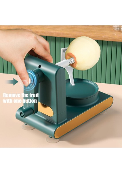 F Tarzı Manuel Meyve Kesici Dilimleme Paslanmaz Çelik Bıçaklar Çok Fonksiyonlu El-Kranklı Meyve Soyucu Elma Dilimleme Tart Kesici (Yurt Dışından) fiyatları