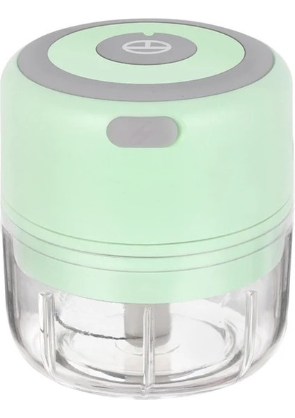 YEŞIL-100ML Stili Sarımsak Kırıcı Presi Spiral Cips Bıçağı Mini Elektrikli USB Şarjlı Sebze Mutfak Alet Setleri Kolaylık Roman Aksesuarları (Yurt Dışından)