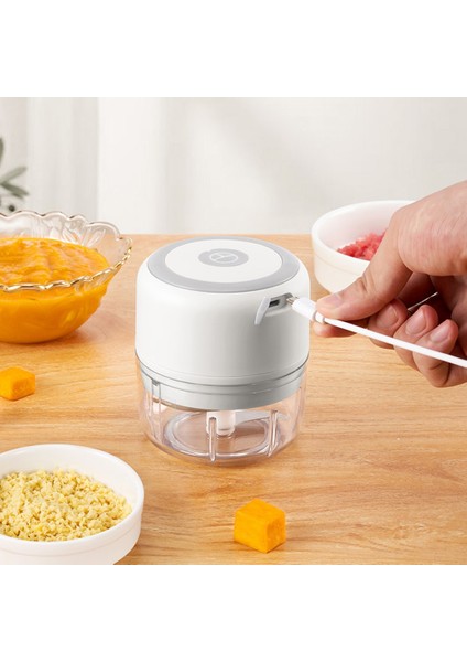 YEŞIL-100ML Stili Sarımsak Kırıcı Presi Spiral Cips Bıçağı Mini Elektrikli USB Şarjlı Sebze Mutfak Alet Setleri Kolaylık Roman Aksesuarları (Yurt Dışından) fiyatları