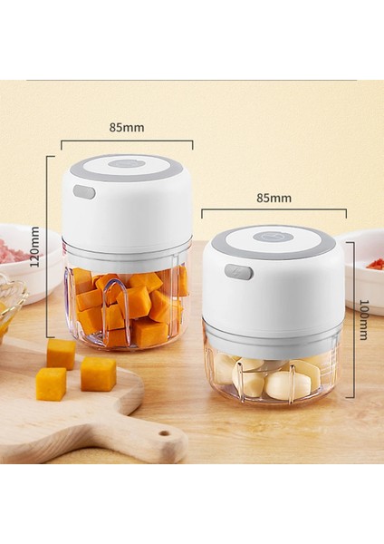 YEŞIL-100ML Stili Sarımsak Kırıcı Presi Spiral Cips Bıçağı Mini Elektrikli USB Şarjlı Sebze Mutfak Alet Setleri Kolaylık Roman Aksesuarları (Yurt Dışından) fırsatları