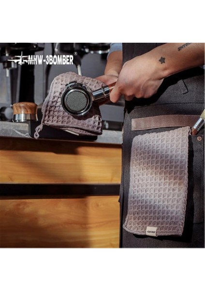 Açık Gri Tarzı 2 Renk Süper Emici Havlu Barista Havlu Bez Bar Kahve Makinesi Temizleme Bezi Sofra Ev Temizlik Havlusu Kichen Araçları (Yurt Dışından) modelleri
