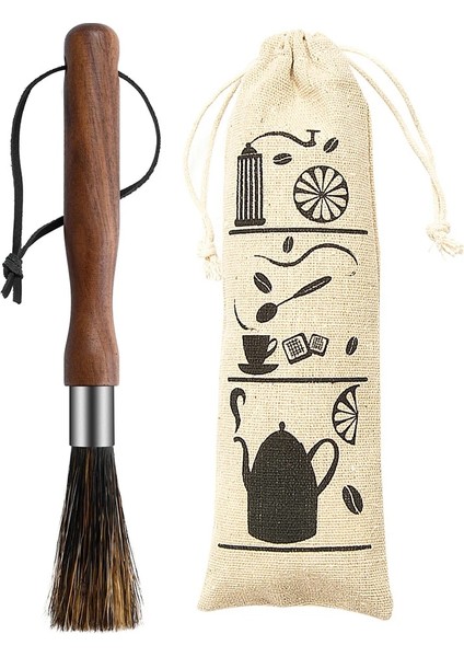 Resim Stili Olarak Göster 360 ° Kahve Temizleme Fırçası Uzun Saplı Kahve Değirmeni Fırçası Mutfak Makinesi Ev Aletleri Malzemeleri 20.cm (Yurt Dışından)