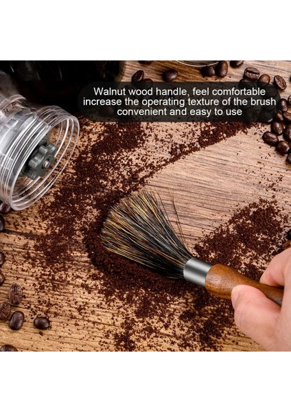 Resim Stili Olarak Göster 360 ° Kahve Temizleme Fırçası Uzun Saplı Kahve Değirmeni Fırçası Mutfak Makinesi Ev Aletleri Malzemeleri 20.cm (Yurt Dışından) fırsatları
