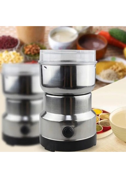 Abd Fişi 110V Tarzı Sıcak! Elektrikli Kahve Değirmeni Mutfak Tahıllar Kuruyemiş Fasulye Baharat Tahıllar Taşlama Makinesi Çok Işlevli Ev Kahve Değirmeni Makinesi (Yurt Dışından) fırsatları