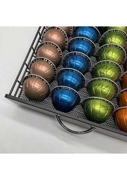 11CM Tarzı Kahve Kapsül Tutucu Nespresso Vertuoline Dolce Gusto Kapsül Depolama Rafı Kahve Vertuo Tutucu Organizatör Raf Makinesi Çekmecesi (Yurt Dışından) indirimleri