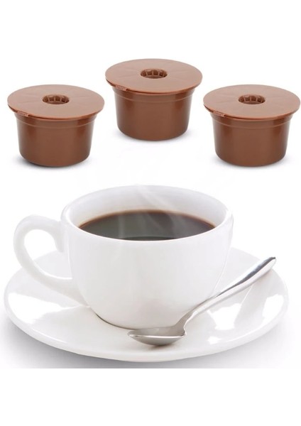 3 Adet Rastgele Renk Stili Dolce Gusto Için Doldurulabilir Kahve Kapsülü Yeniden Kullanılabilir Paslanmaz Çelik Filtre Bardak Tutucu Pod Nescafe Kahve Makinesi Crema Maker Için (Yurt Dışından) indirimleri