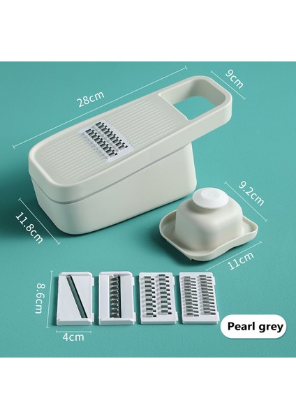 B1 Stili Sebze Kesici Çok Fonksiyonlu 8 In 1 Sebze Dilimleme Havuç Patates Soğan Chopper Sepeti Rende Mutfak Aksesuarla Aracı (Yurt Dışından)