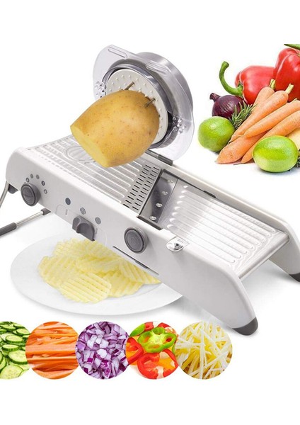 Tip3 Tarzı 304 Paslanmaz Çelik Mandoline Profesyonel Sebze Dilimleme Rende Soğan Patates Rende Kesici Öğütücüler Mutfak Aksesuarları (Yurt Dışından)