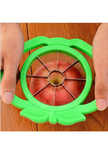 Yeşil Stil Büyük Kesim Elma Kulplu Çok Işlevli Paslanmaz Çelik Özlü Meyve Dilimleyici Mutfak Kesme Aleti Mutfak Aletleri (Yurt Dışından) fiyatları