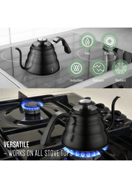 350ML Tarzı Soulhand Cezve Paslanmaz Çelik Üzerine Dökün Kahve Su Isıtıcısı Espresso Moka Pot Deve Boynu Damla Su Isıtıcısı Kuğu Boyunlu Su Demliği (Yurt Dışından)