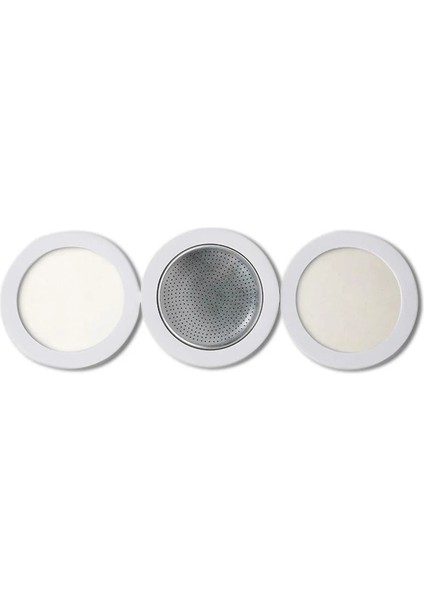 6 Kupa Stili 3 Silikon Conta ve 1 Adet Paslanmaz Çelik Filtre Moka Pot Kahve Şişesi Değiştirme Fincan Moka Express ile Uyumlu (Yurt Dışından) fırsatları