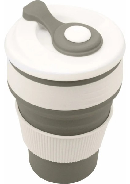 Açık Gri Tarzı Cof Mugs Travel Collapsible Silicone Cup Folding Water Cups Bpa Free Food Grade Drinking Ware Mug Tea Cof Cups (Yurt Dışından) modelleri