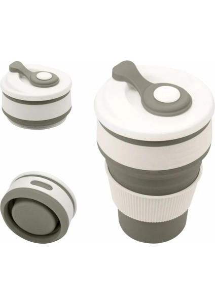 Açık Gri Tarzı Cof Mugs Travel Collapsible Silicone Cup Folding Water Cups Bpa Free Food Grade Drinking Ware Mug Tea Cof Cups (Yurt Dışından) indirimleri