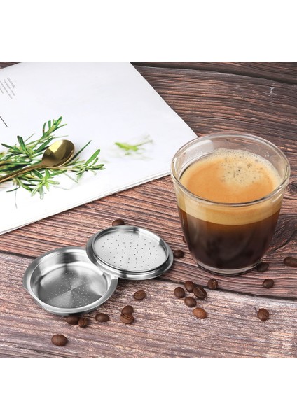 Koyu Haki Stili Philips Senseo Kahve Makinesi Için Paslanmaz Çelik Kahve Kapsül Kapakları Şarj Edilebilir Kahve Filtresi Araçları Cof Ware (Yurt Dışından)