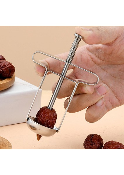 Kırmızı Tarihler Hünnap Pitter Kiraz Zeytin Tarçı Paslanmaz Çelik Manuel Meyve Çekirdeği Sökücü Dışarı Itin Aracı Yaratıcı Mutfak Alet (Yurt Dışından)