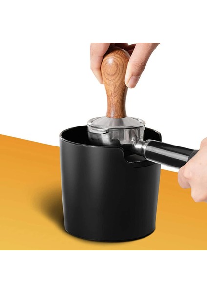 Siyah Stil Kahve Telvesi Vuruş Varilleri Ev Kaymaz Espresso Atık Saklama Kutusu Bar Aksesuarları Çöp Kutusu Kalıntı Konteyneri (Yurt Dışından) modelleri