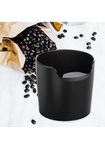 Siyah Stil Kahve Telvesi Vuruş Varilleri Ev Kaymaz Espresso Atık Saklama Kutusu Bar Aksesuarları Çöp Kutusu Kalıntı Konteyneri (Yurt Dışından) fırsatları