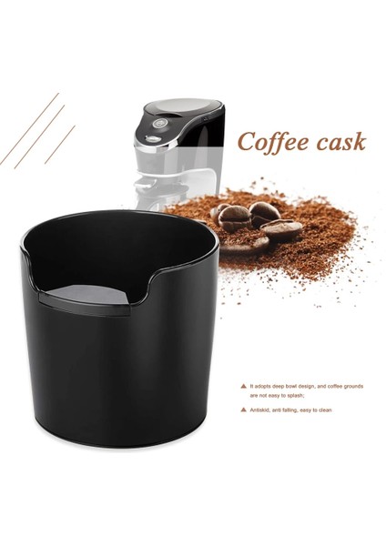 Siyah Stil Kahve Telvesi Vuruş Varilleri Ev Kaymaz Espresso Atık Saklama Kutusu Bar Aksesuarları Çöp Kutusu Kalıntı Konteyneri (Yurt Dışından) indirimleri