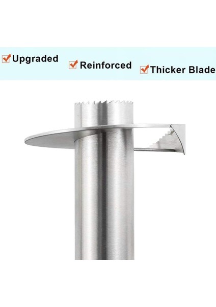 Lmetjma Premium Ananas Tart Paslanmaz Çelik Ananas Tart Dilimleme Kalın Premium Soyucu Kesici Mutfak Gadget KC0243 (Yurt Dışından) fırsatları